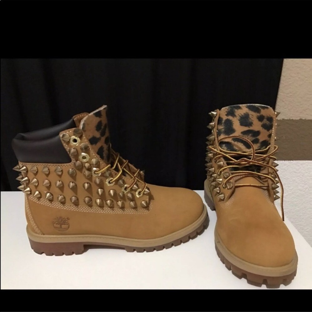 Spiked Timberlands
